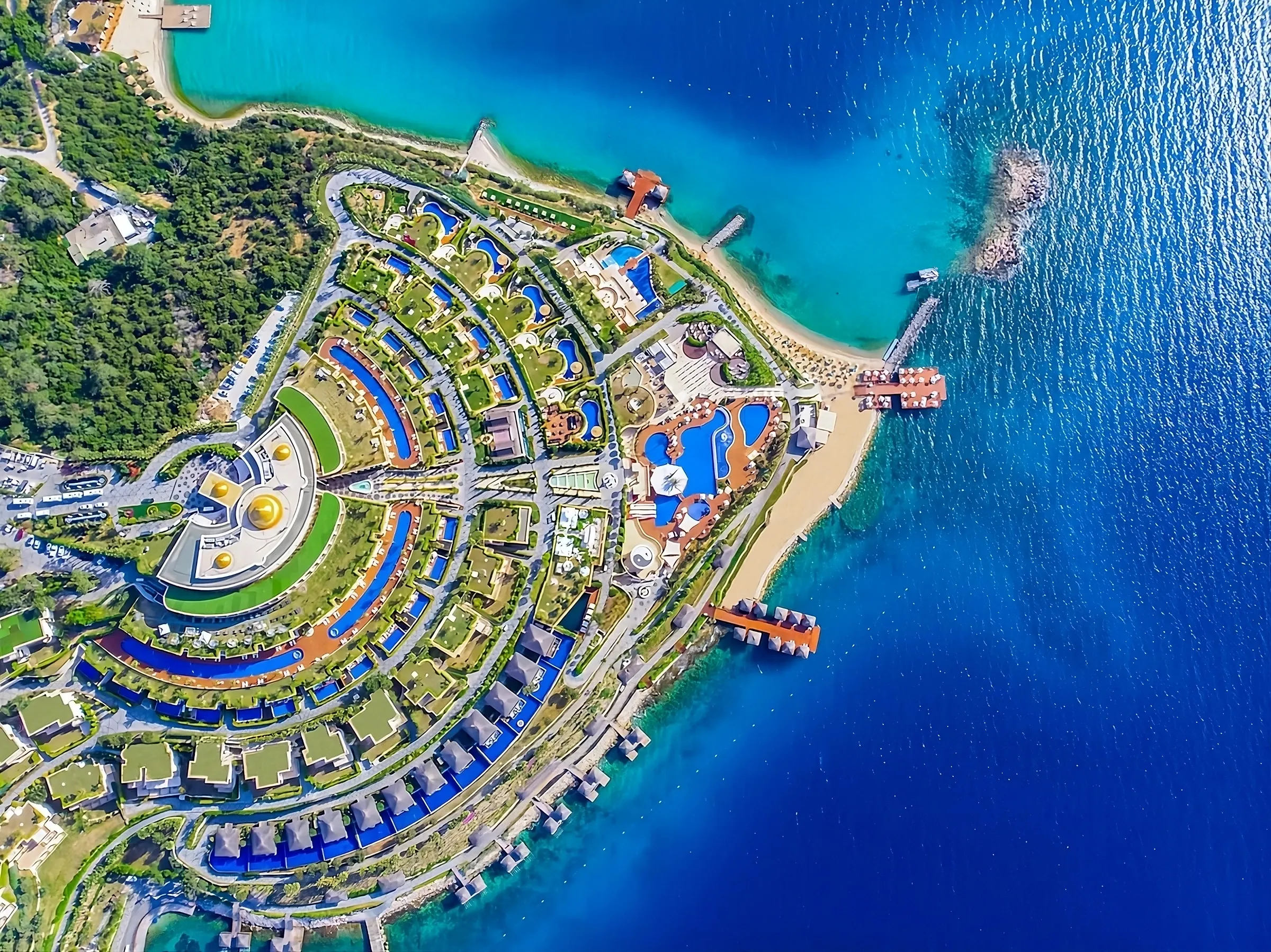 The Plaza Bodrum panoramik görünüm